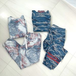 Two loungewear sets by PJ Salvage gently used.